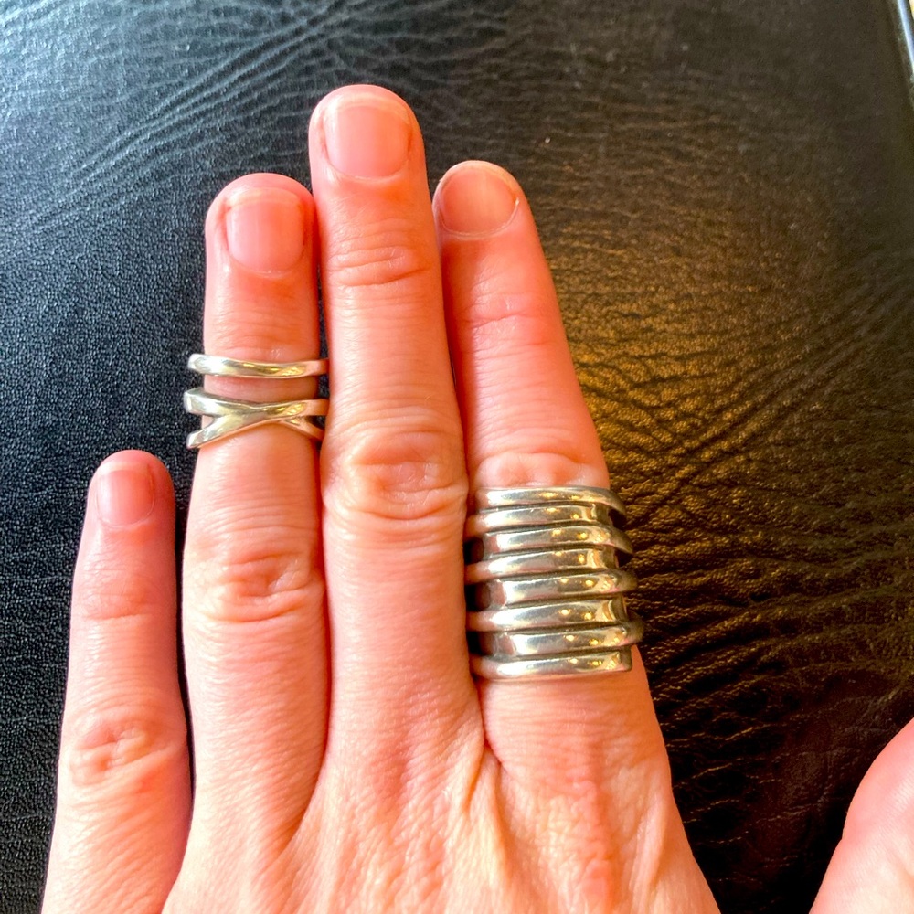 Set of 2 Uno de 50 rings